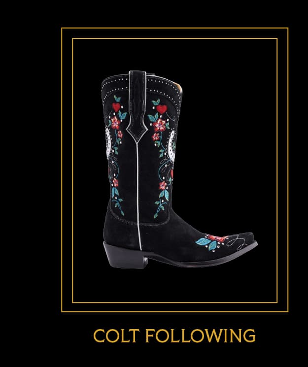 Colt Following Boot