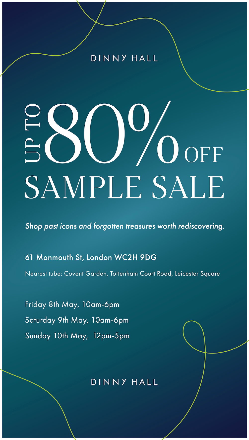 Covent Garden sample sale