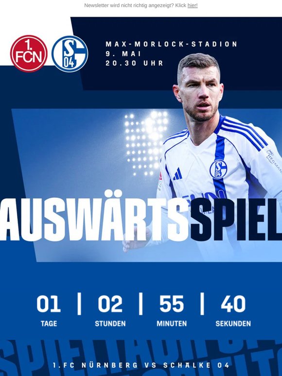 Alle Infos zum Auswärtsspiel gegen Nürnberg