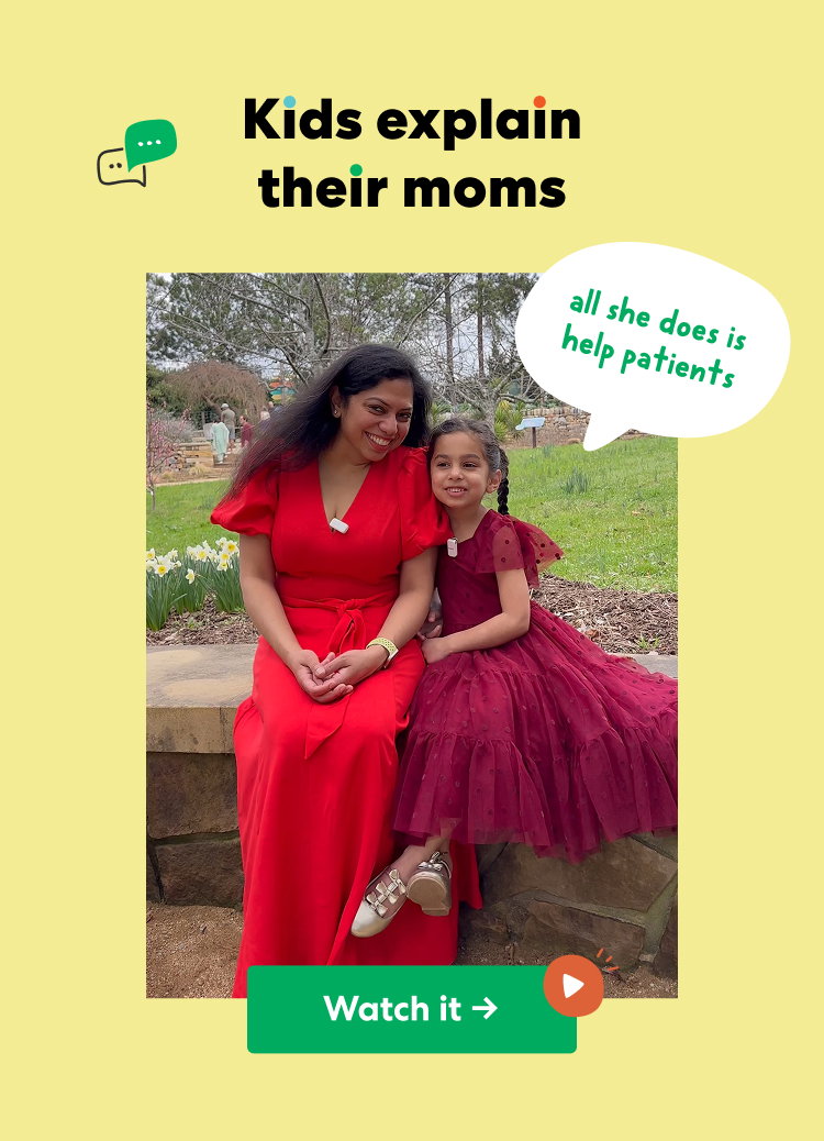 Kids explain their moms. Watch the video.