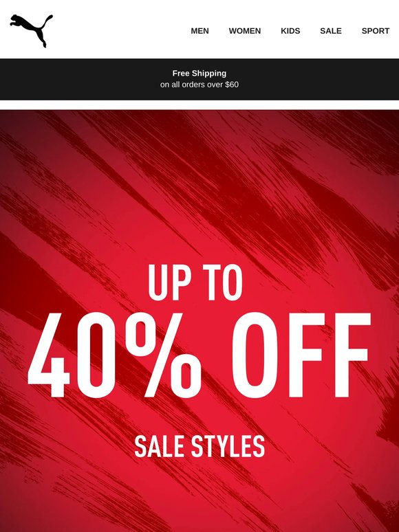 40% Off Starts Now