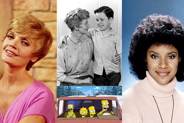 Famous moms and families from television.