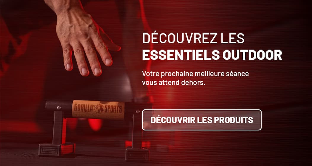Essentiels outdoor à découvrir. Votre prochaine meilleure séance vous attend dehors. [Découvrir les produits]