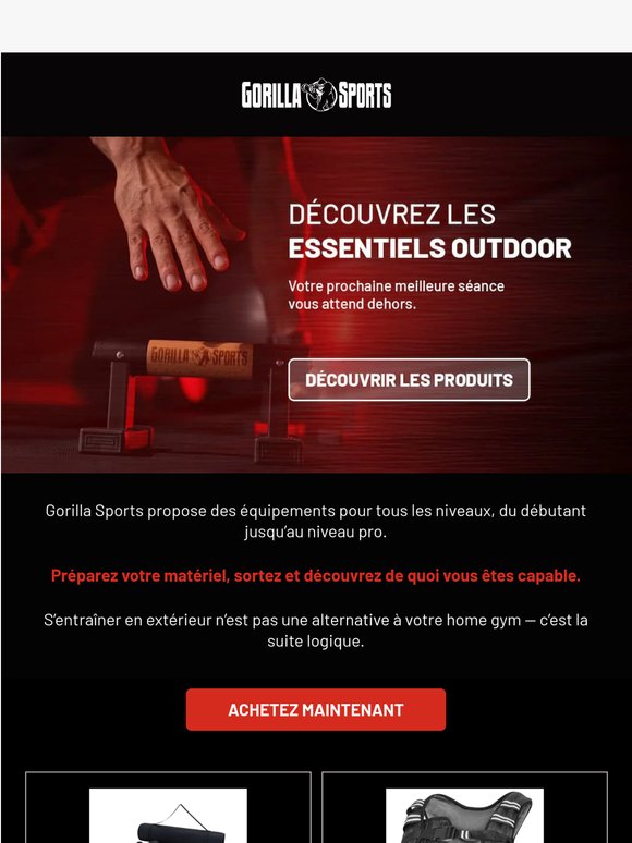 Prêt à vous entraîner en extérieur?