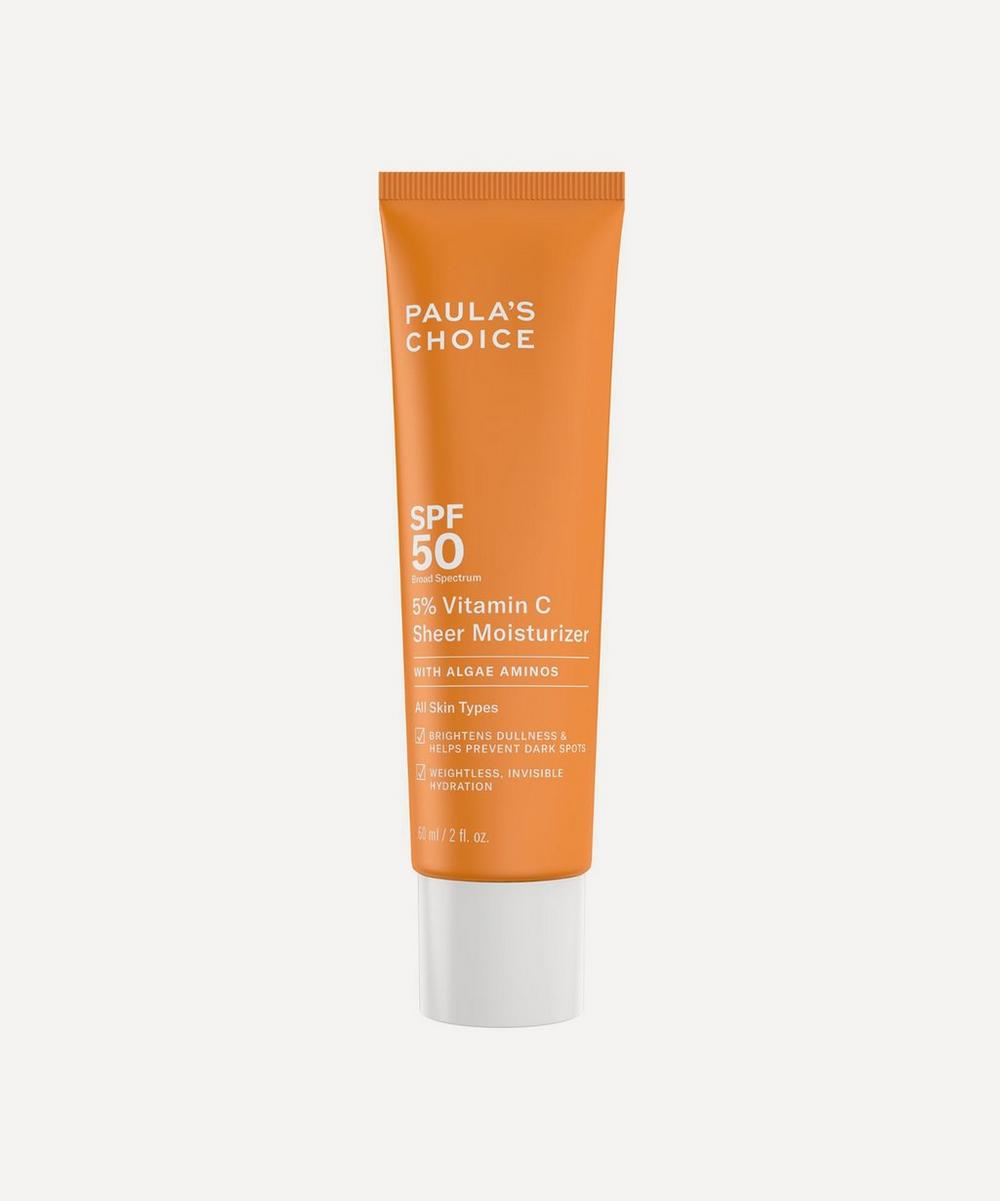 Paula's Choice Vitamin C Sheer Moisturiser SPF 50  60ml