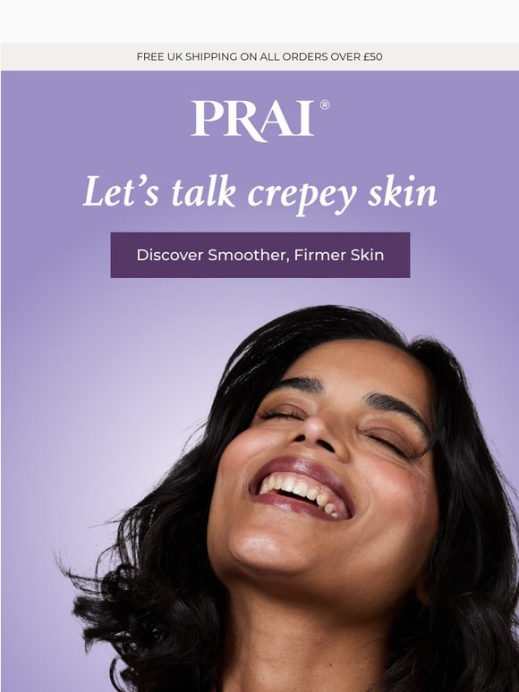 Crepey skin? You don't have to put up with it 💜