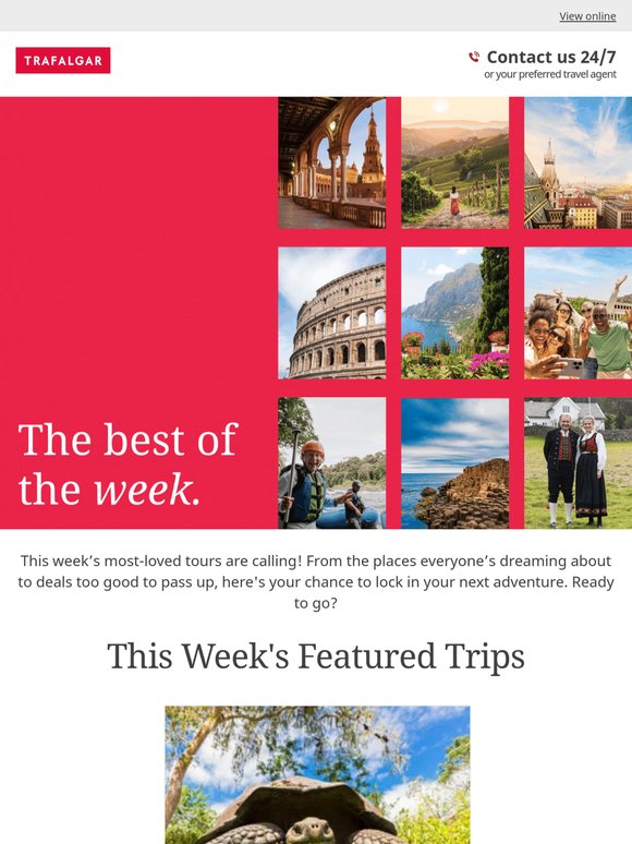 Unlock this week's best trips and travel deals