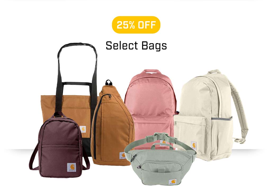 25% Off Select Carhartt bags