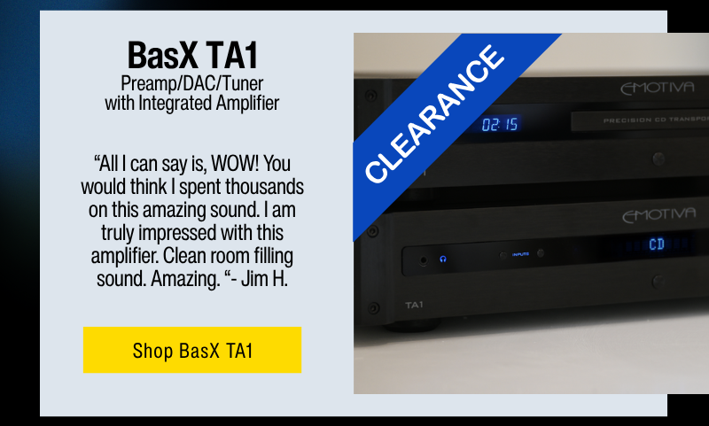 BasX TA1 Stereo Preamp/DAC/Tuner With Integrated Amplifier