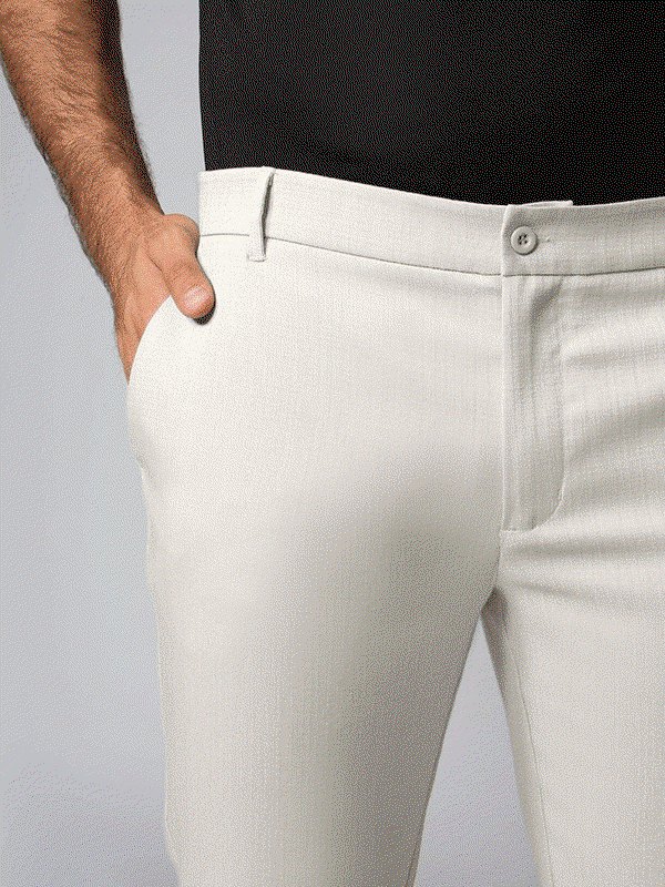 Faux Linen Pant