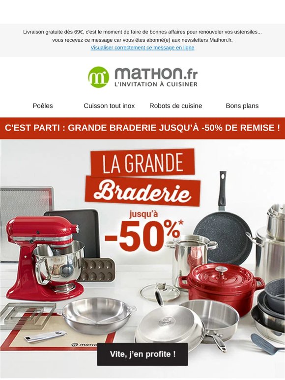La Grande Braderie jusqu'à -50%, c'est parti !