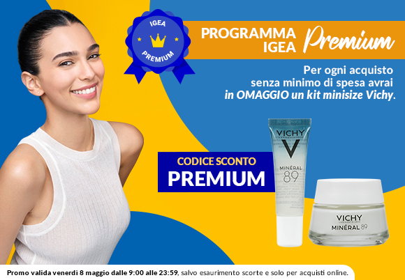 Promo Premium: per ogni acquisto in regalo ben 2 prodotti VICHY!