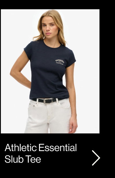 Athletic Essential Slub Slim Fit Tee