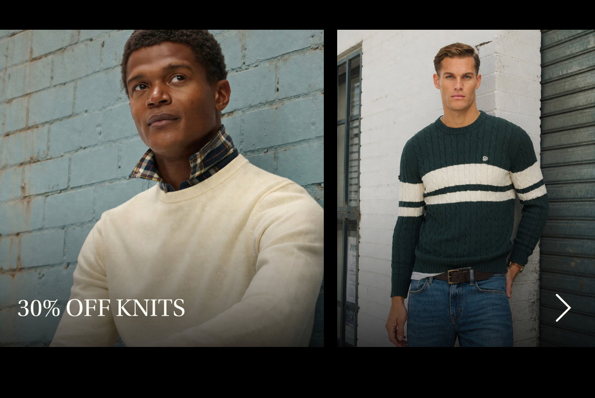 Shop Now: 30% Off Knitwear