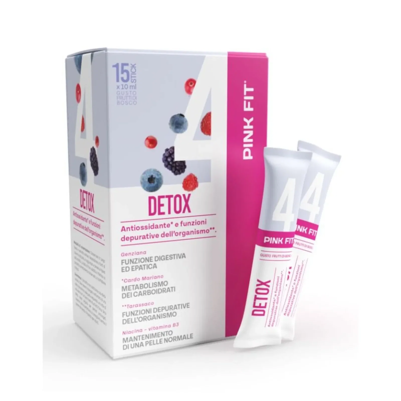 Image of PINK FIT<br><b>Detox<br>15 stick da 10 ml