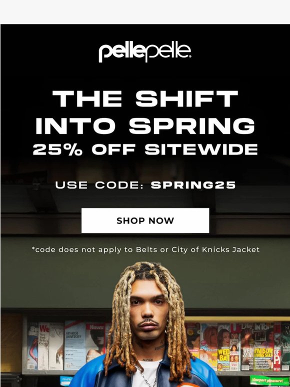 Spring, Upgraded: Take 25% Off
