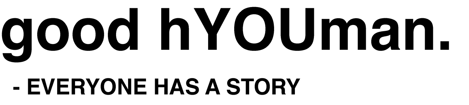 good hYOUman logo