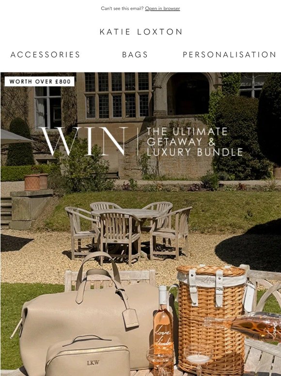 WIN the Ultimate Getaway & Luxury Bundle