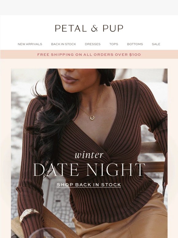 BACK FOR DATE NIGHT