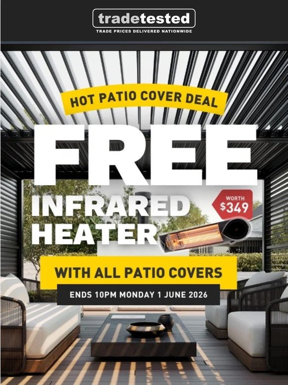 HOT Patio Cover Deal 🔥
