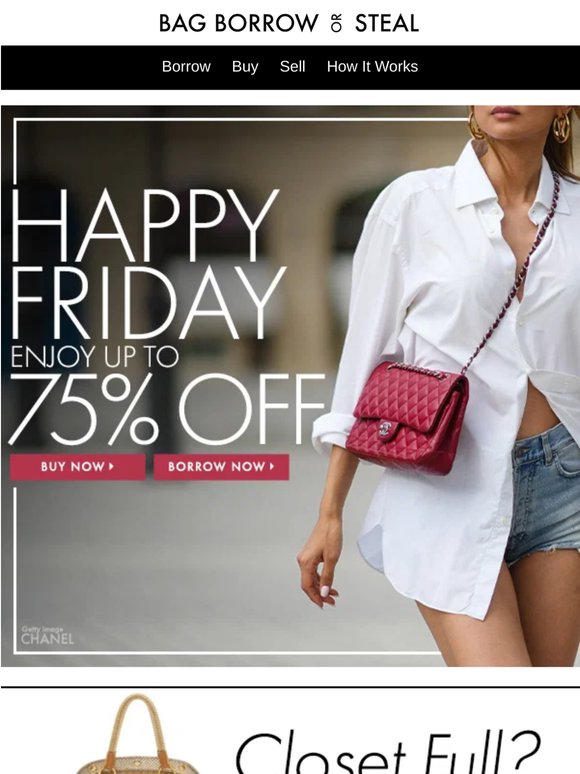Happy Friday…Enjoy Up To 75% Off! + Free Shipping