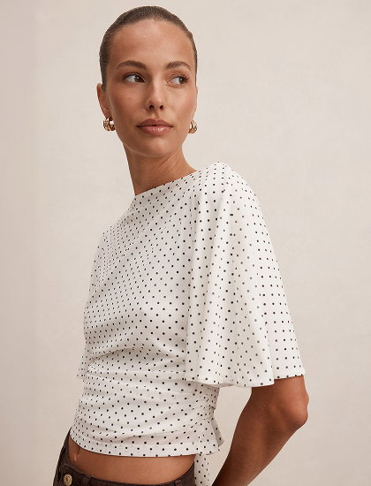 Paige Flutter Sleeve Tie Back