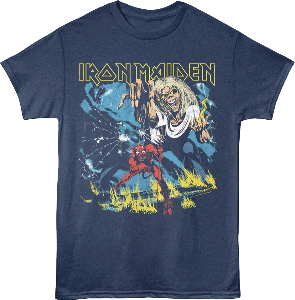 Vintage Number Of The Beast Iron Maiden T-Shirt