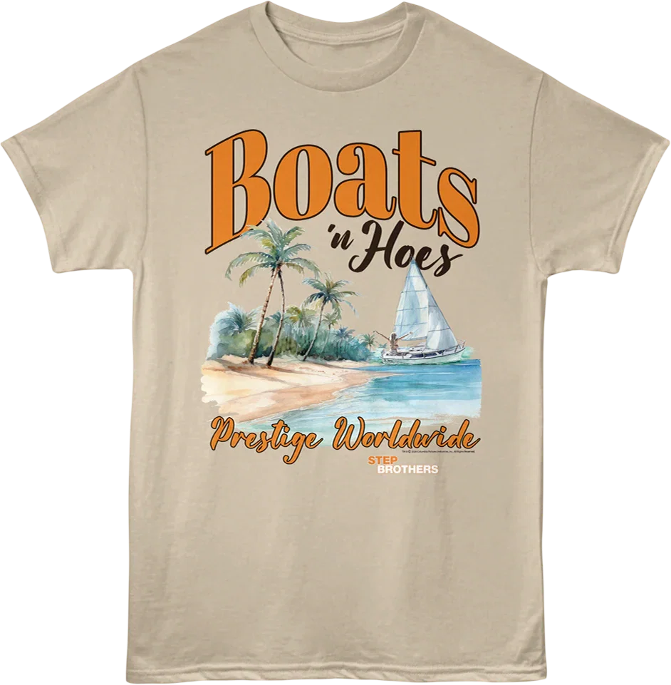 Boats 'n Hoes Prestige Worldwide Step Brothers T-Shirt