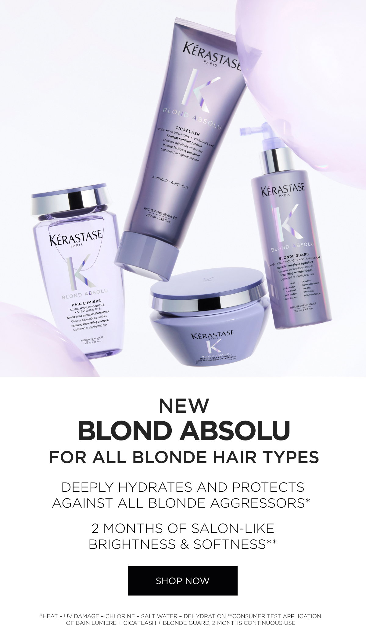 NEW BLOND ABSOLU FOR ALL BLONDE HAIR TYPES