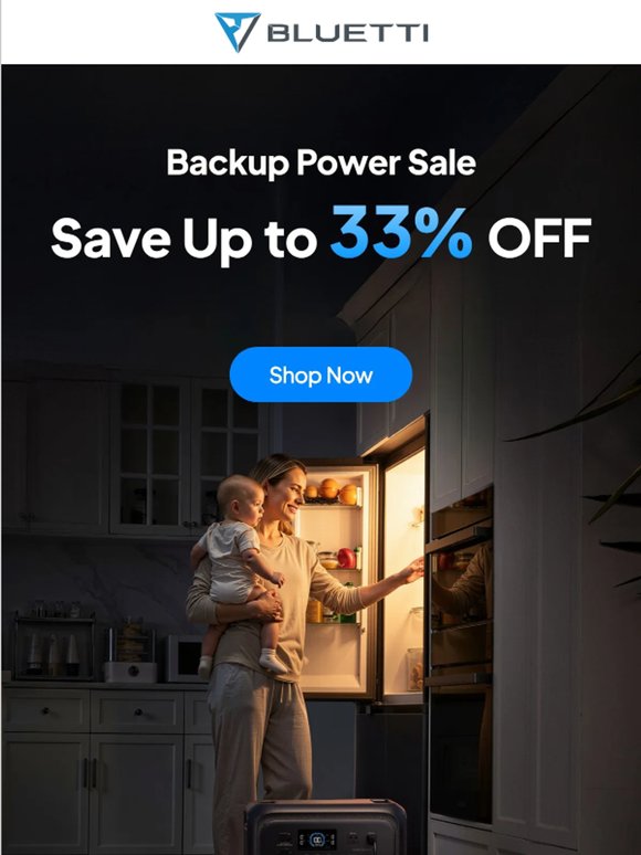 Don't Miss : Up to 33% OFF🔋 Emergency Backup Power – Special Offers ⚡