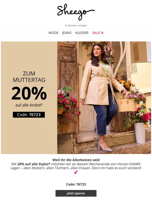 20% zum Muttertag für dich 💗🌸