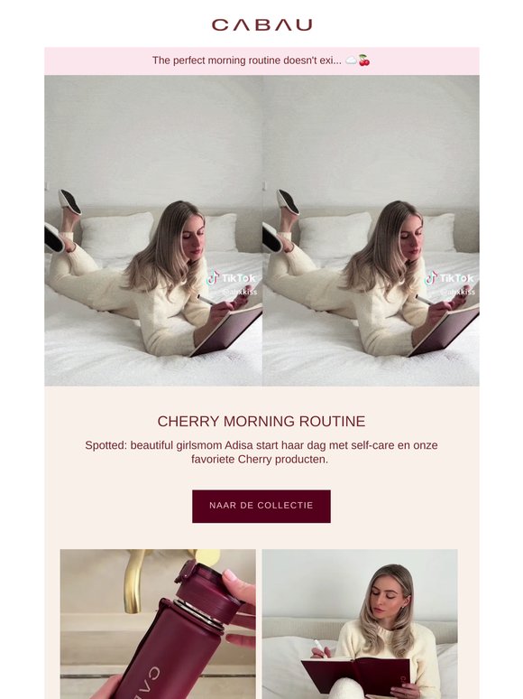 Morning rituals in Cherry 🍒