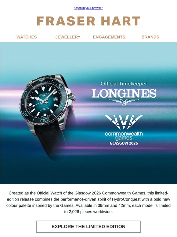 Official Watch of Glasgow 2026