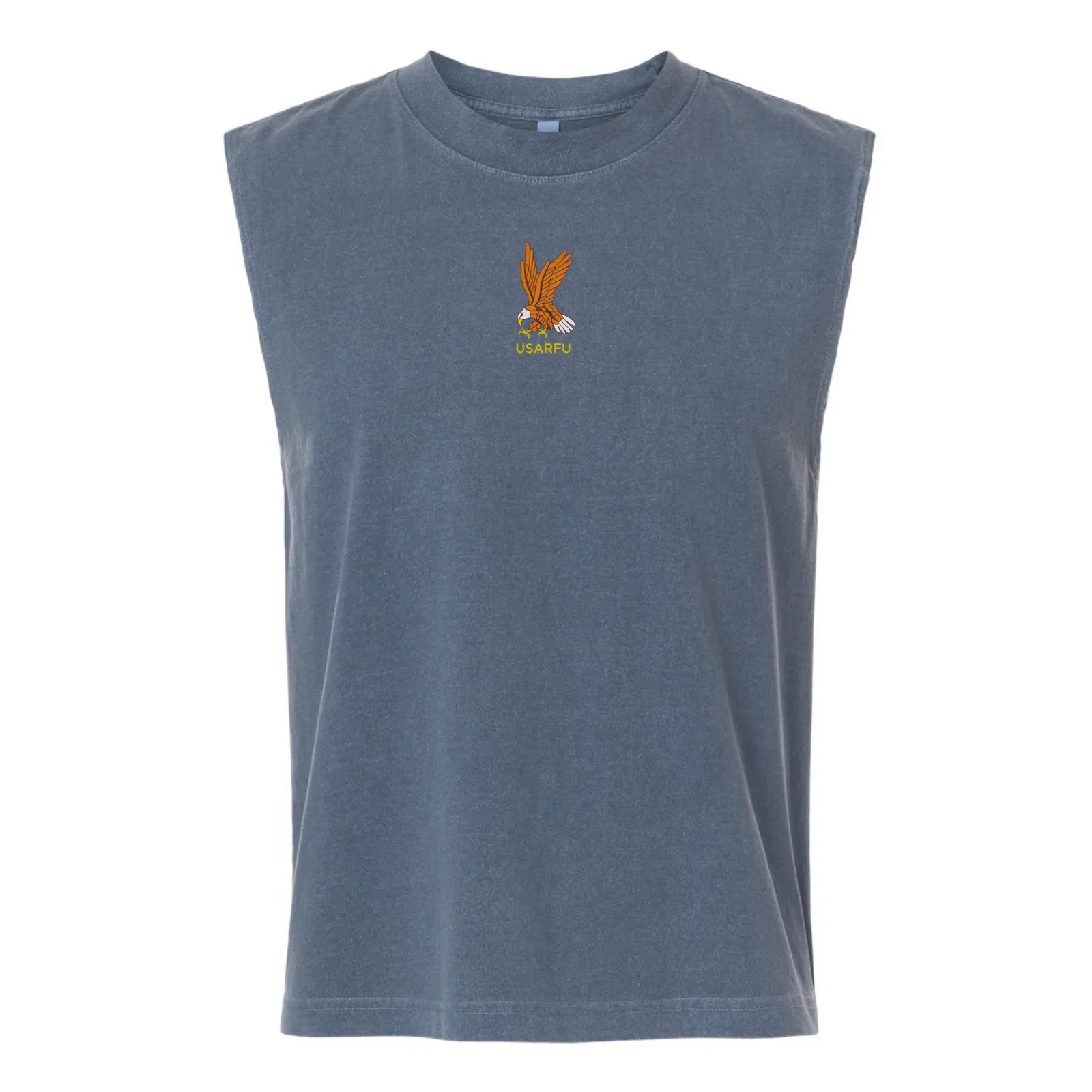 Image of USA Rugby Heritage Unisex Heavyweight Cotton Mid-Length Muscle Tee