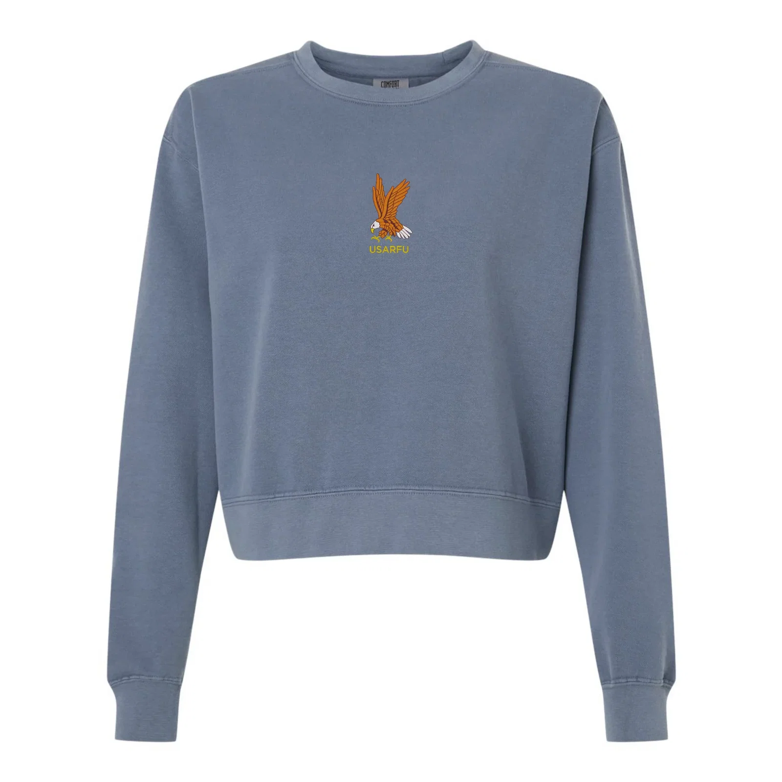 Image of Women's USA Rugby Heritage Mid-Length Crewneck Sweatshirt