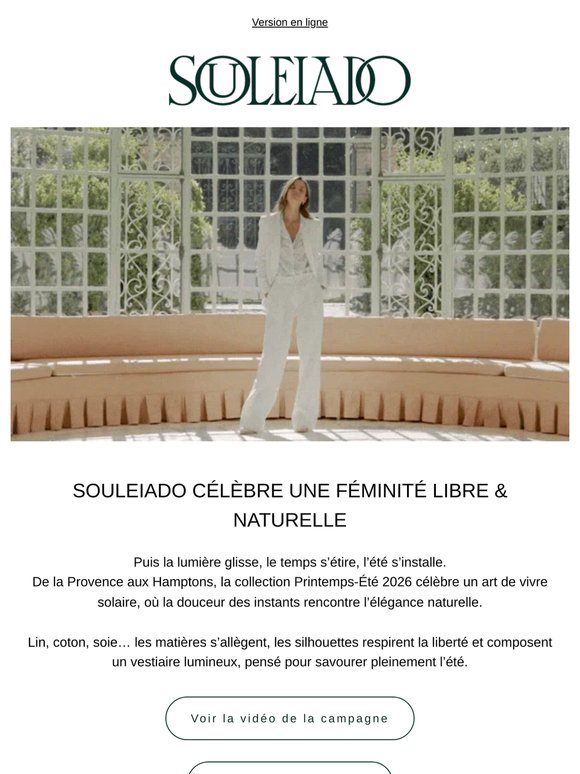 Souleiado | Une féminité libre et naturelle