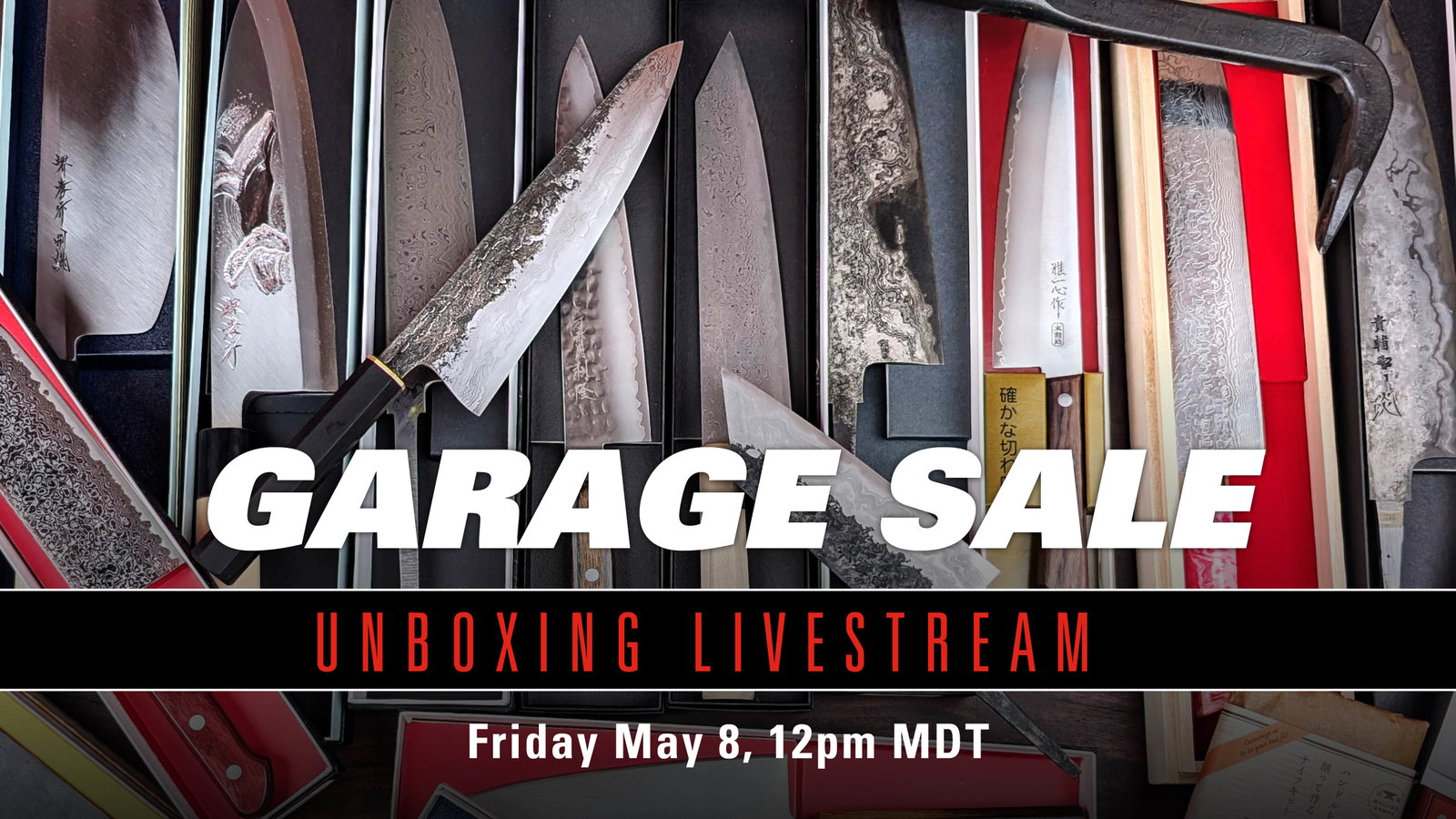 Knifewear Garage Sale Unboxing Livestream