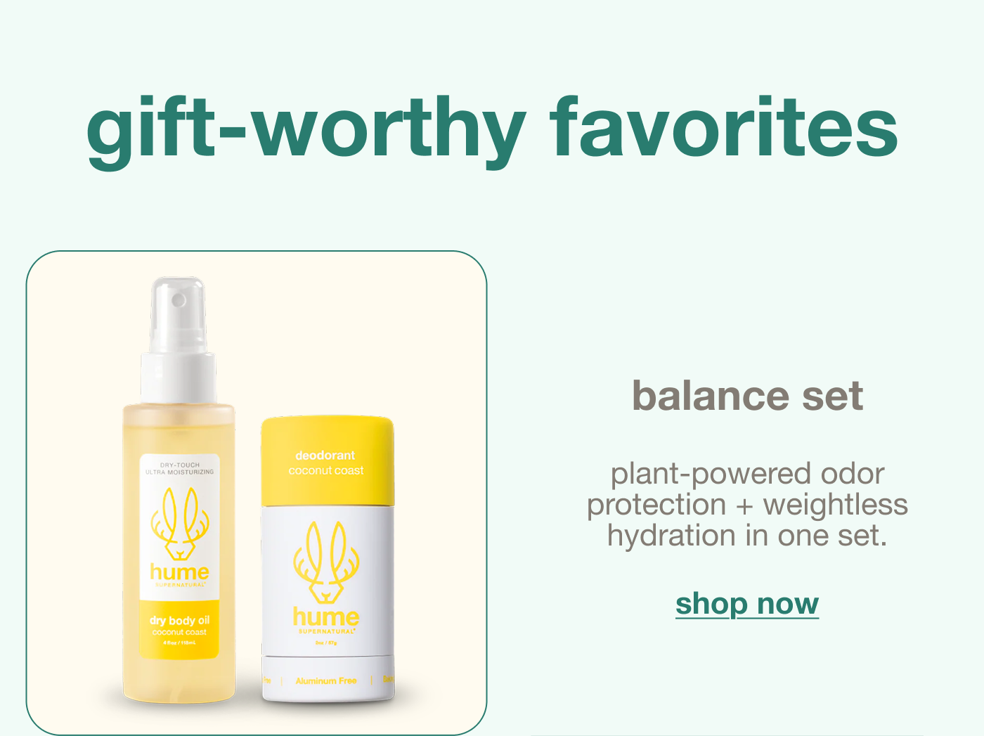 gift worth favorites | balance set [ shop now ] 