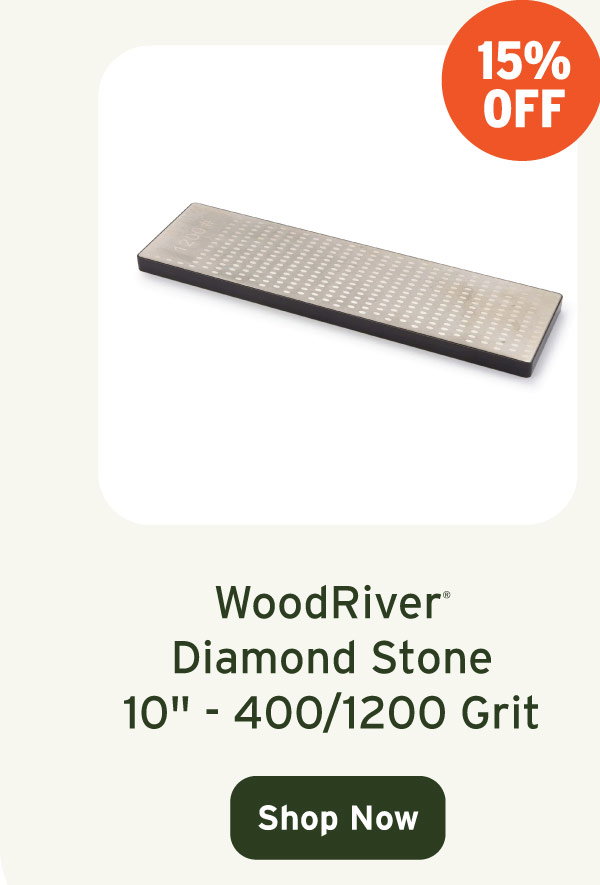 WoodRiver Diamond Stone - 10" - 400/1200 Grit