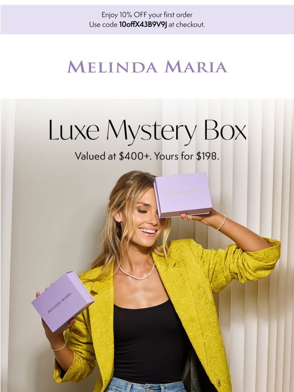 LIMITED RESTOCK: Mel’s Luxe Mystery Box