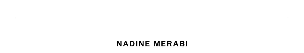 NADINE MERABI