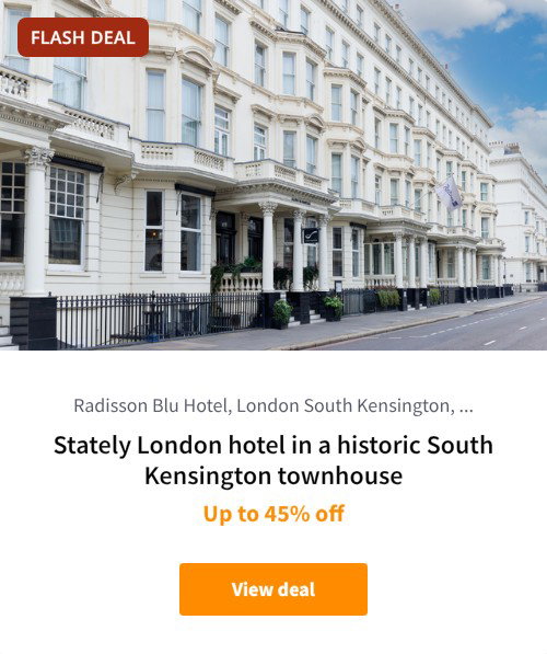 Stately London hotel in a historic South Kensington townhouse