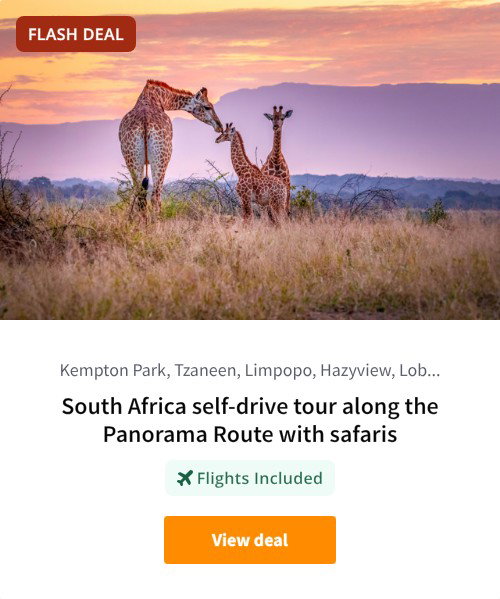 South Africa self-drive tour along the Panorama Route with safaris