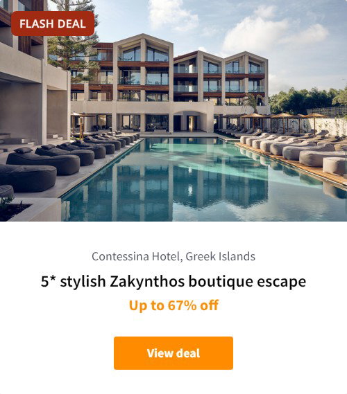 5* stylish Zakynthos boutique escape