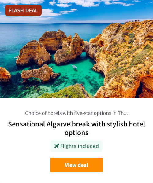 Sensational Algarve break with stylish hotel options
