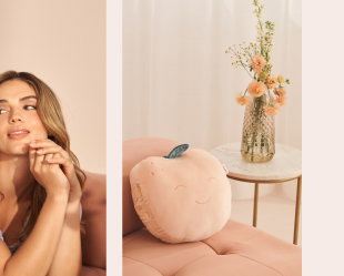 Peach Hand Warmer Pillow