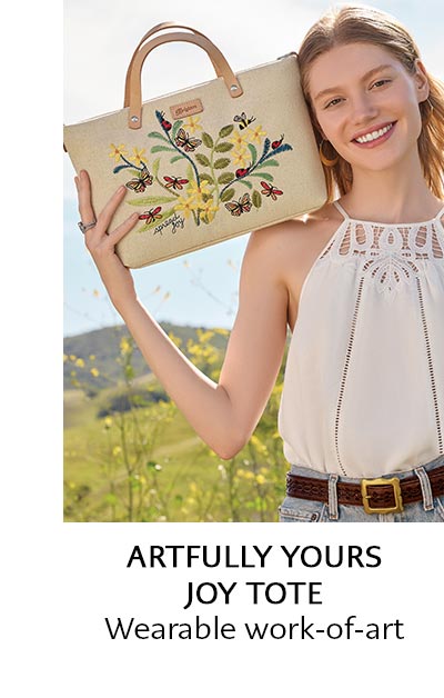 Artfully Yours Joy Tote - Wearable work-of-art