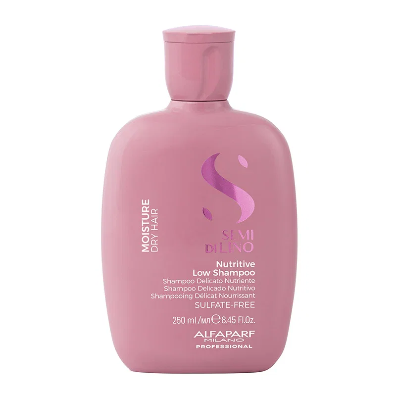 Image of Alfaparf semi di lino nutritive low shampoo - shampoo nutriente per capelli secchi e crespi
