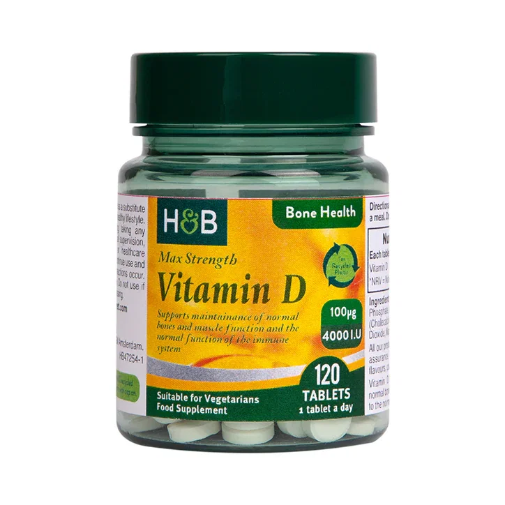 Vitamina D 4000 UI 120 comprimidos