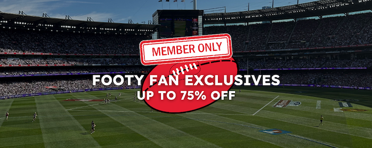 Up To 75% Off Our Footy Fan Exclusives